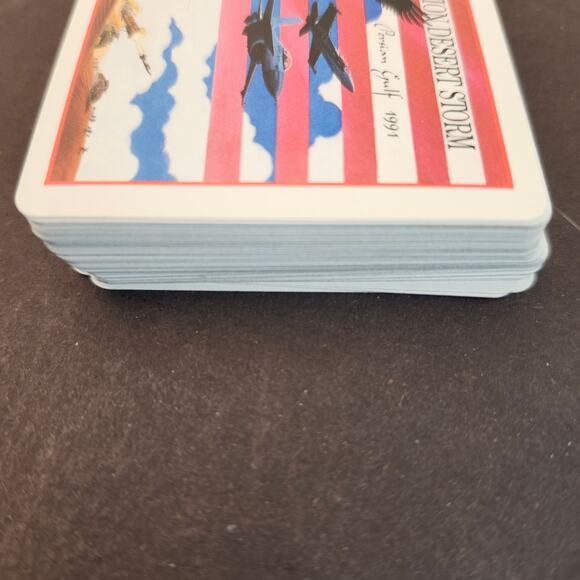 Operation Desert Storm 1991 Playing Cards USA Gemaco Bridge Vintage Complete - Picture 7 of 10